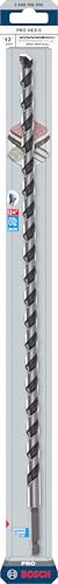 HEX-5 Boorpunt - Voor Hardsteen en Beton, Ø 12 mm