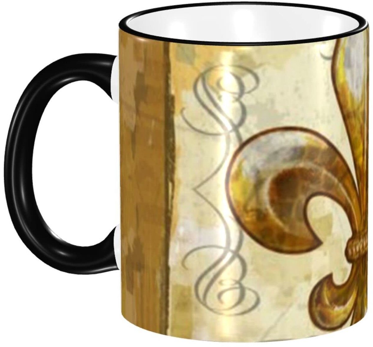 Koffiemok - Retro Porselein 330ml voor Thee en Koffie