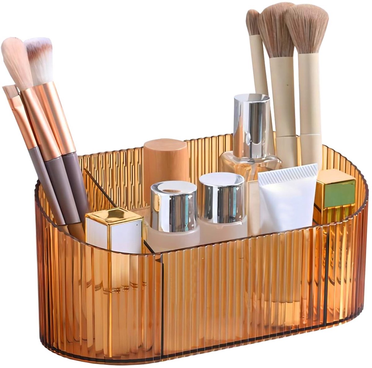 Make-up Borstels Houder - 5-vaks vintage opslagcontainer