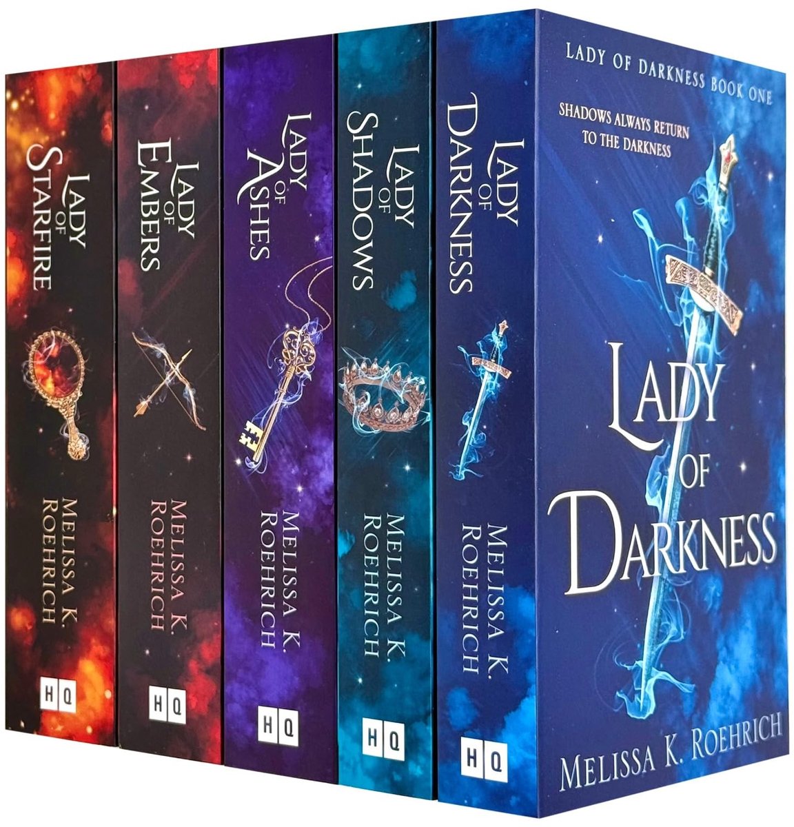 Boeken Set van 5 - Lady of Darkness Serie