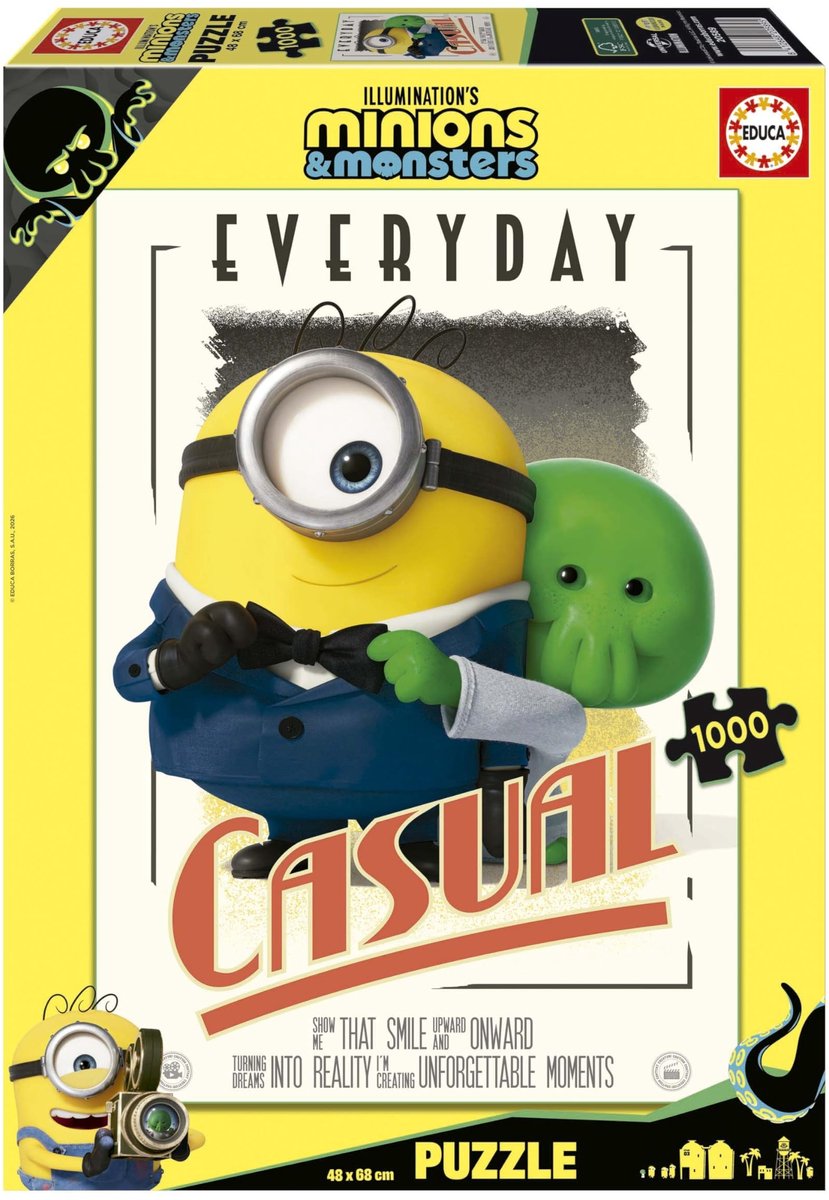 Minions Puzzel van 1000 Stukken - Voor Volwassenen