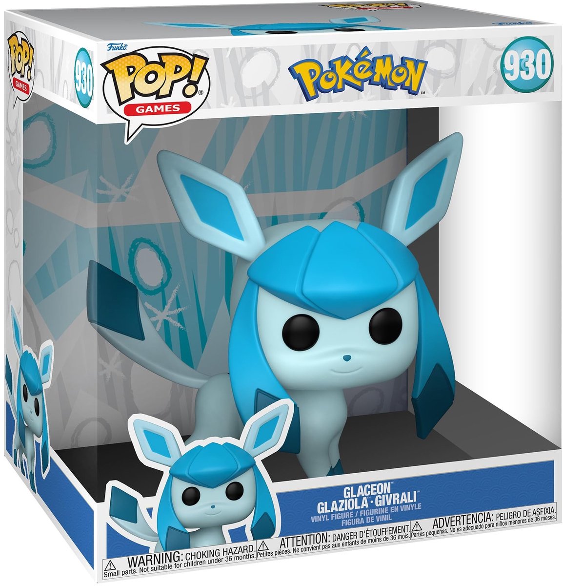 Jumbo Popfiguur Glaceon - Multicolor