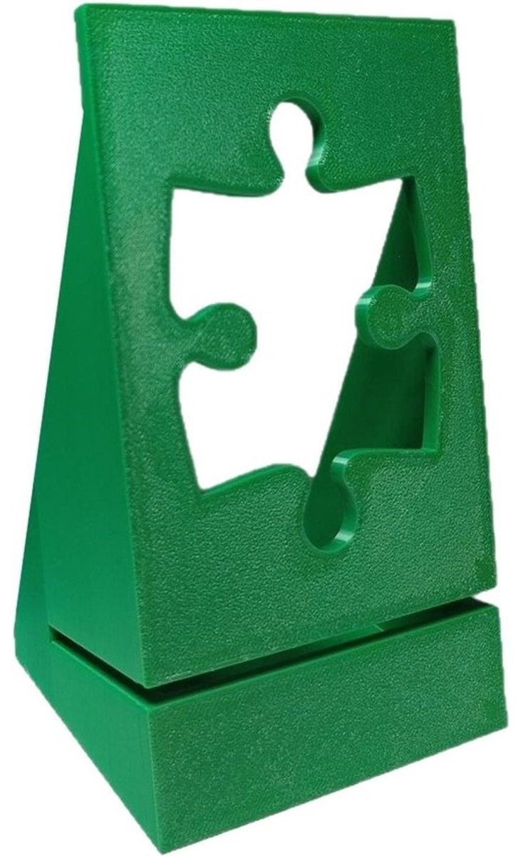 Puzzelondersteuning Box - Puzzeldooshouder Dekselhouder - Puzzelen Organiseren - Verticale Dekselweergave - 10x7.9x17.5cm - Antraciet Zwart