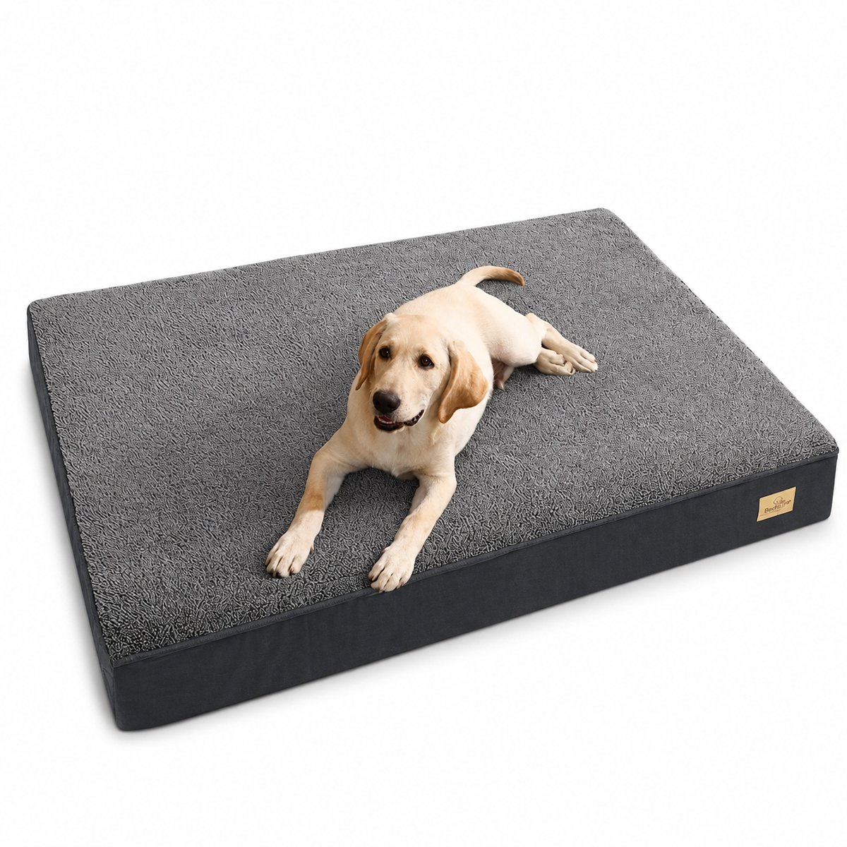 Nyoz hondenbed XL - Hondenmand - Hondenkussen - Hondenbank - 105 x 70 x 10 cm - Orthopedisch - Waterdichte voering - Tot 40 kg