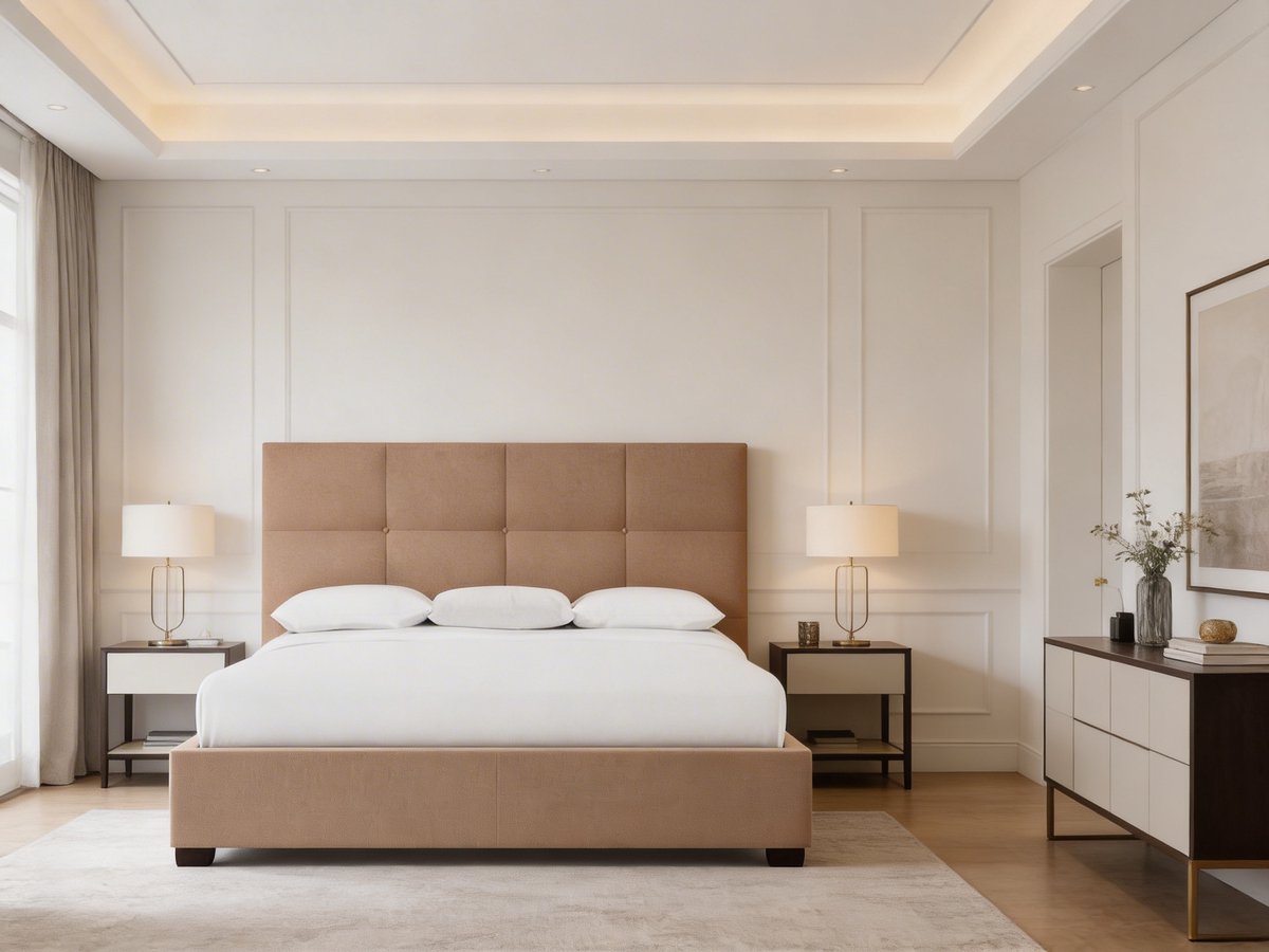 Milvoro Brown Boxspring – Koningstijl – Luxe Bruine Boxspring – Modern Design Bed – Comfortabel Hotelbed