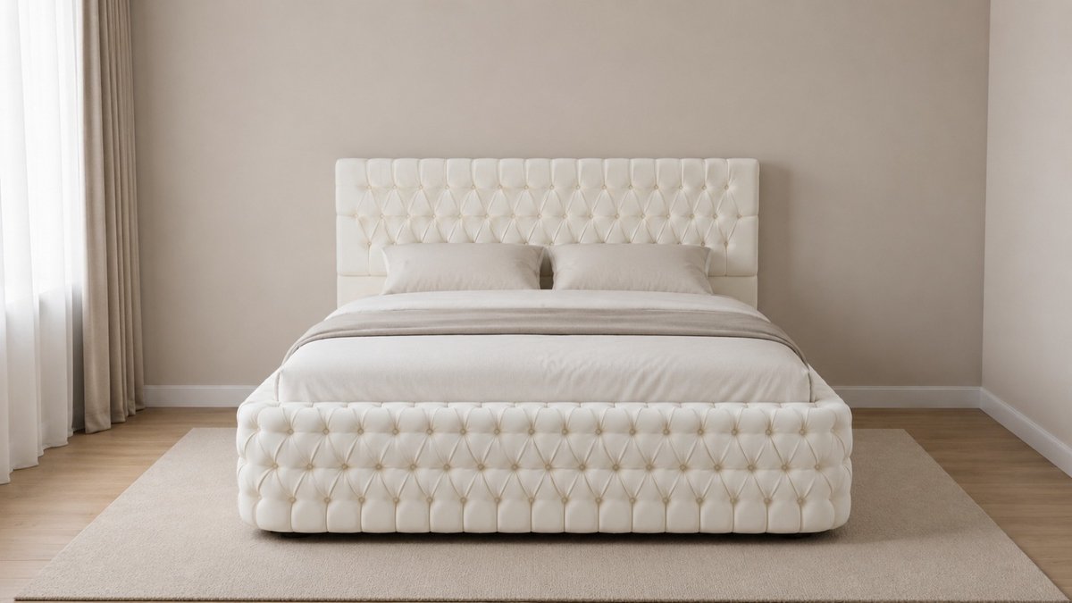 Boxspring Chesterfield Royal – Koningstijl – Luxe Boxspring – Chesterfield Bed – Comfortabel Hotelbed