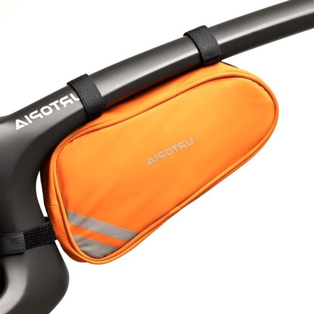 Fietstas - Fiets frametas - Fietsen Organiseren - Waterdicht met schuim - 1.5 Liter - Oranje