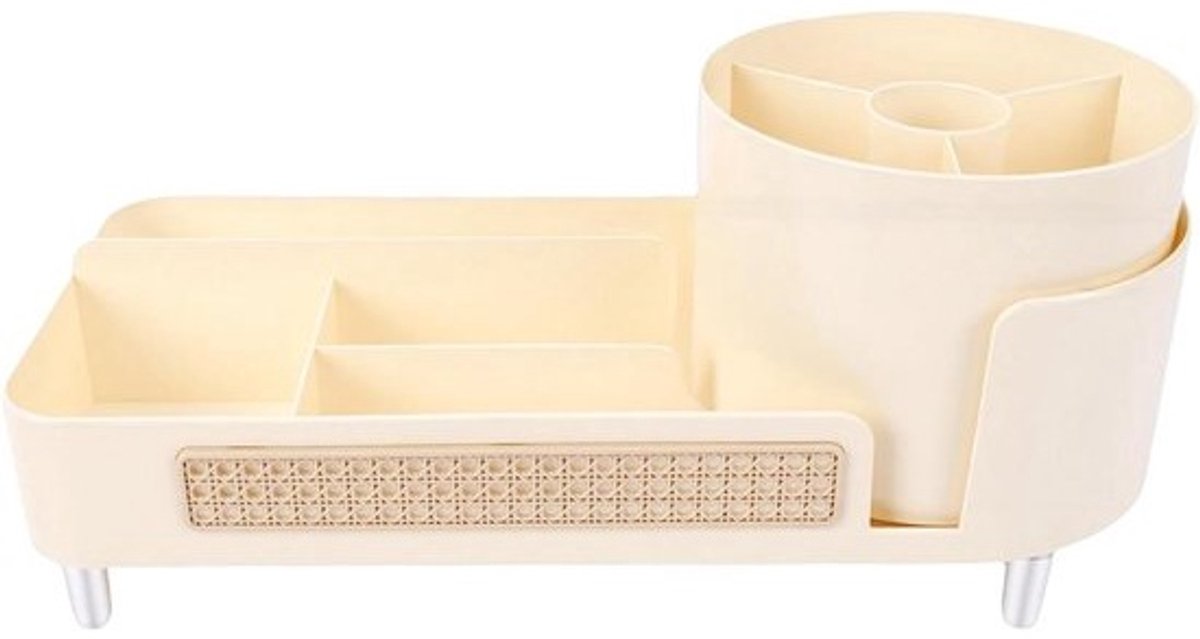 Draaibare Make-up Organizer - Cosmetica Opbergrek - Schoonheidsproducten Organiseren - 360 Graden Rotatie - 35 x 14 x 7 cm