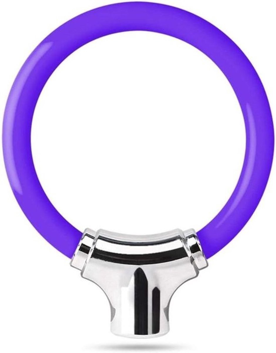 Cirkel Sluiting - Ring Slot - Fiets Beveiligen - Draagbaar Ontwerp - Niet Gespecificeerd - Oranje Paars