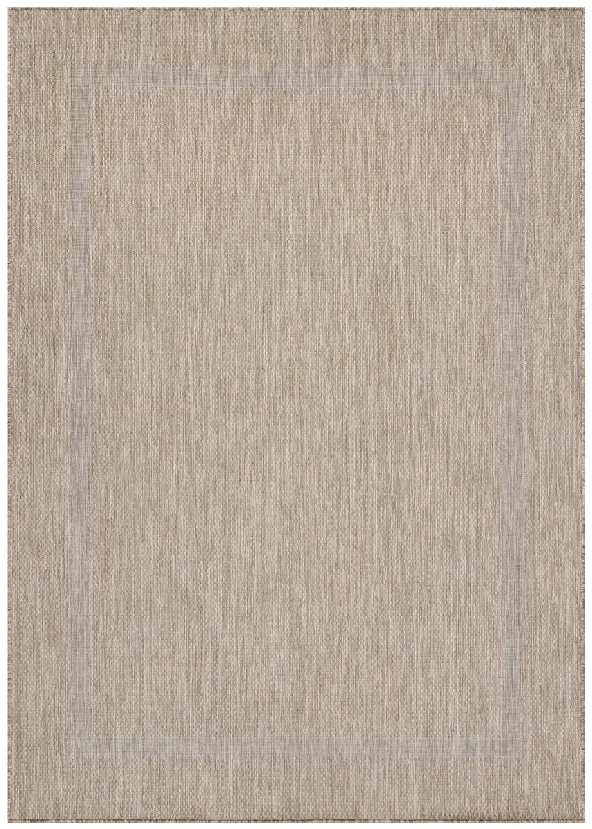 Dutch XXL Buitenkleed | Relax | Kader | Beige | 160x230 cm | Buitentapijt | Tuintapijt