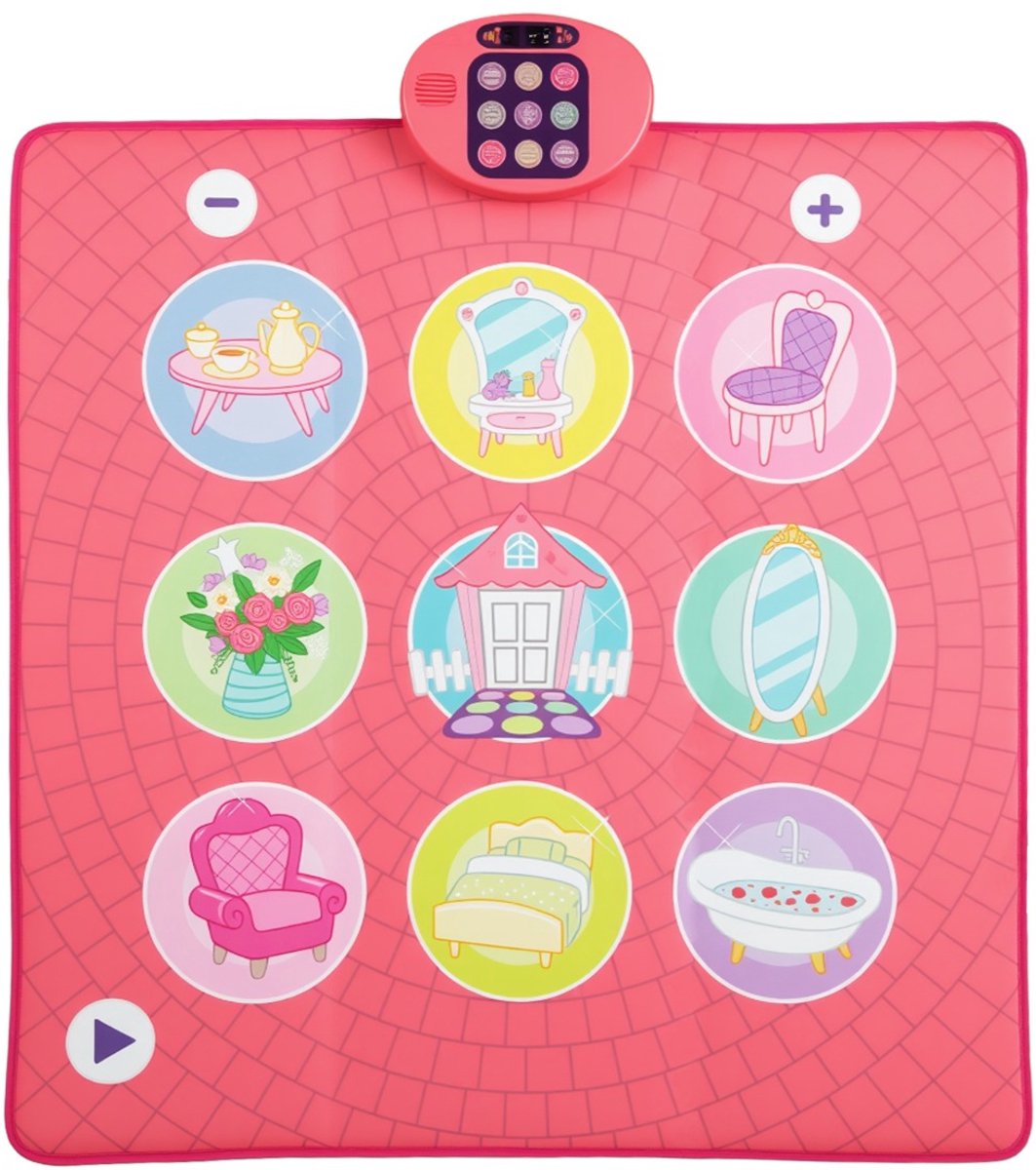 SureDeal® - Keyboard - Leuke Dansmat - Kinderen Speelgoed - Niveaus Keyboardgeluiden - Demoliedjes Partituurweergave - 92x90 cm - Roze