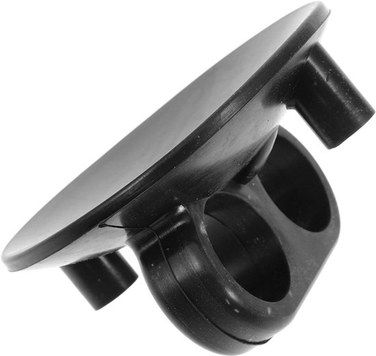 Klankschaal Zuignap - Zuighandgreep Heffer - Voorwerpen Optillen - Gladde Oppervlakken Grip - 8 cm - Zwart