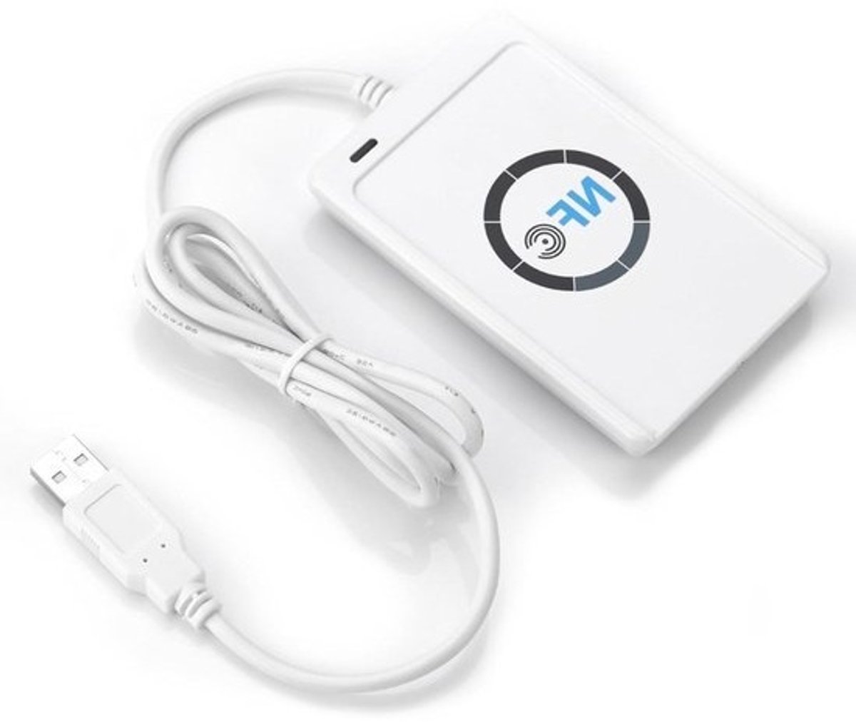 IC Kaartlezer - NFC RFID Lezer - Toegang Beheren - Contactloze Tag Toegang - Tot 50 mm - Wit