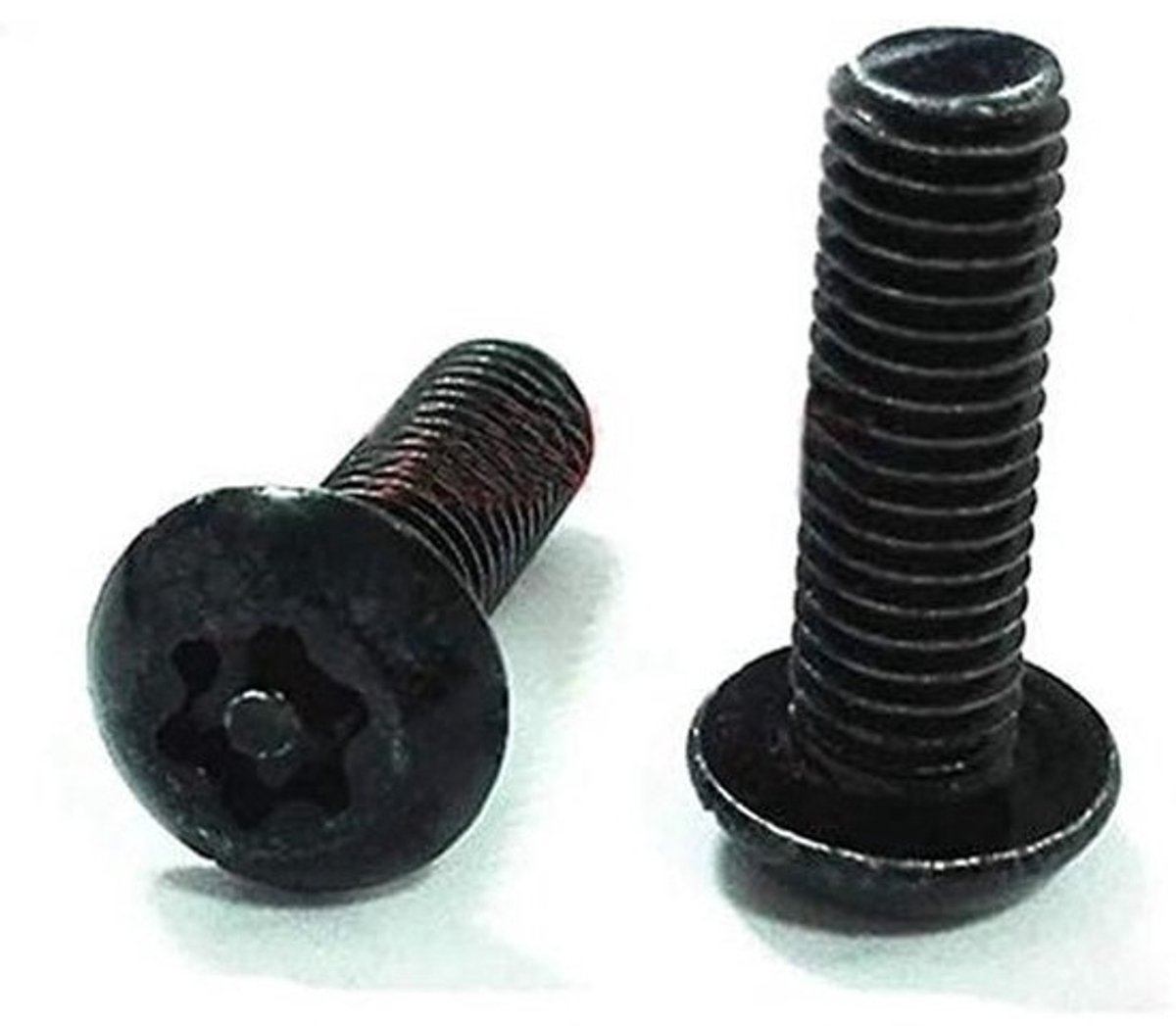 Torx Schroeven - Zeskantbouten Bevestigingen - Vaste Dingen Beveiligen - Koolstofstaal Zwart - M5 x10mm (20 stuks) - Zwart