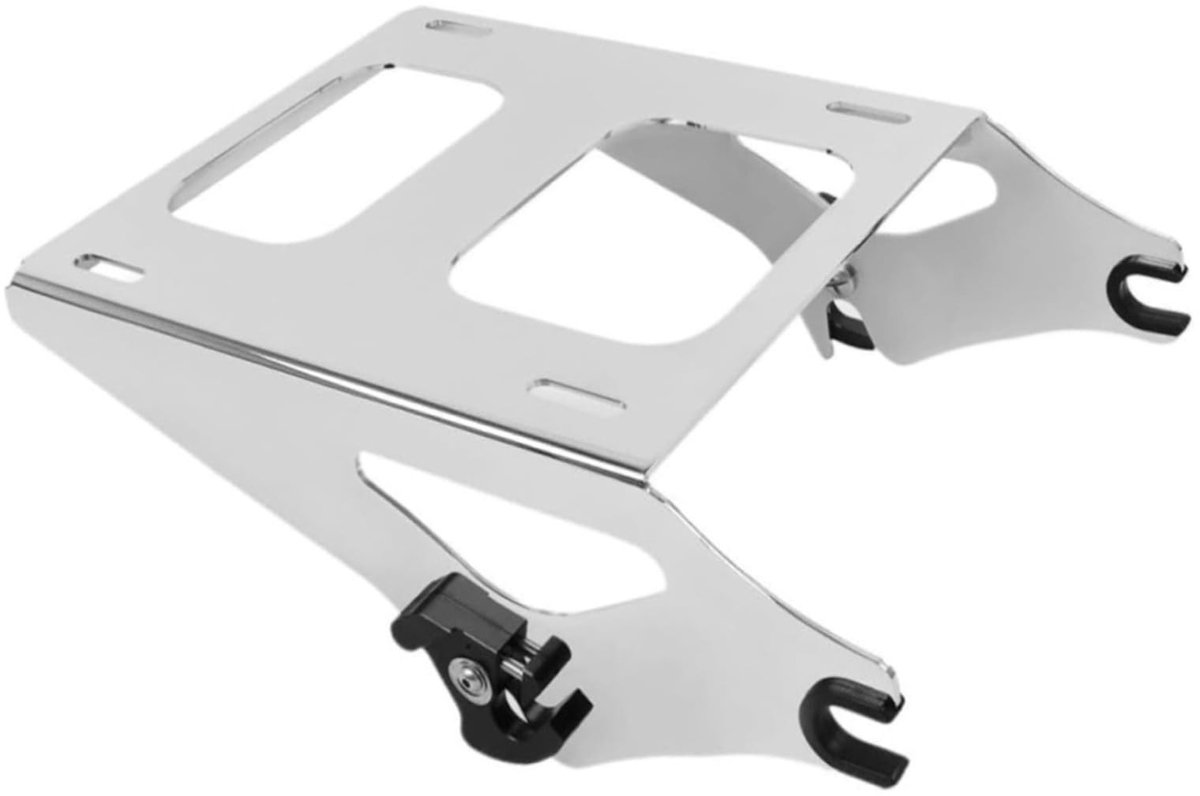 Afneembare bagagesteunplank voor motorfiets - Montagebeugelaccessoires - Chroom