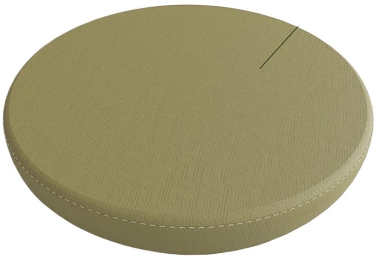 Rond kussen van traagschuim - 35 cm - Groen