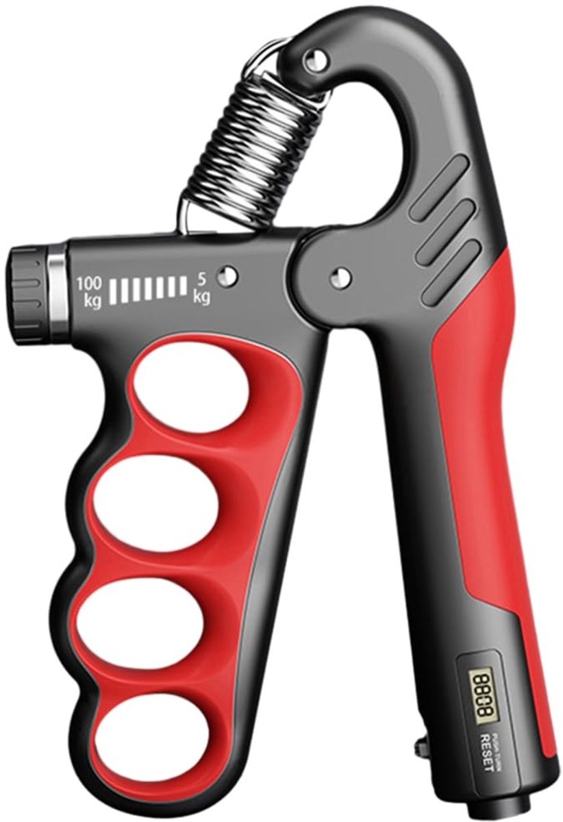 Grip Strength Trainer - Verstelbare Weerstand in Rood