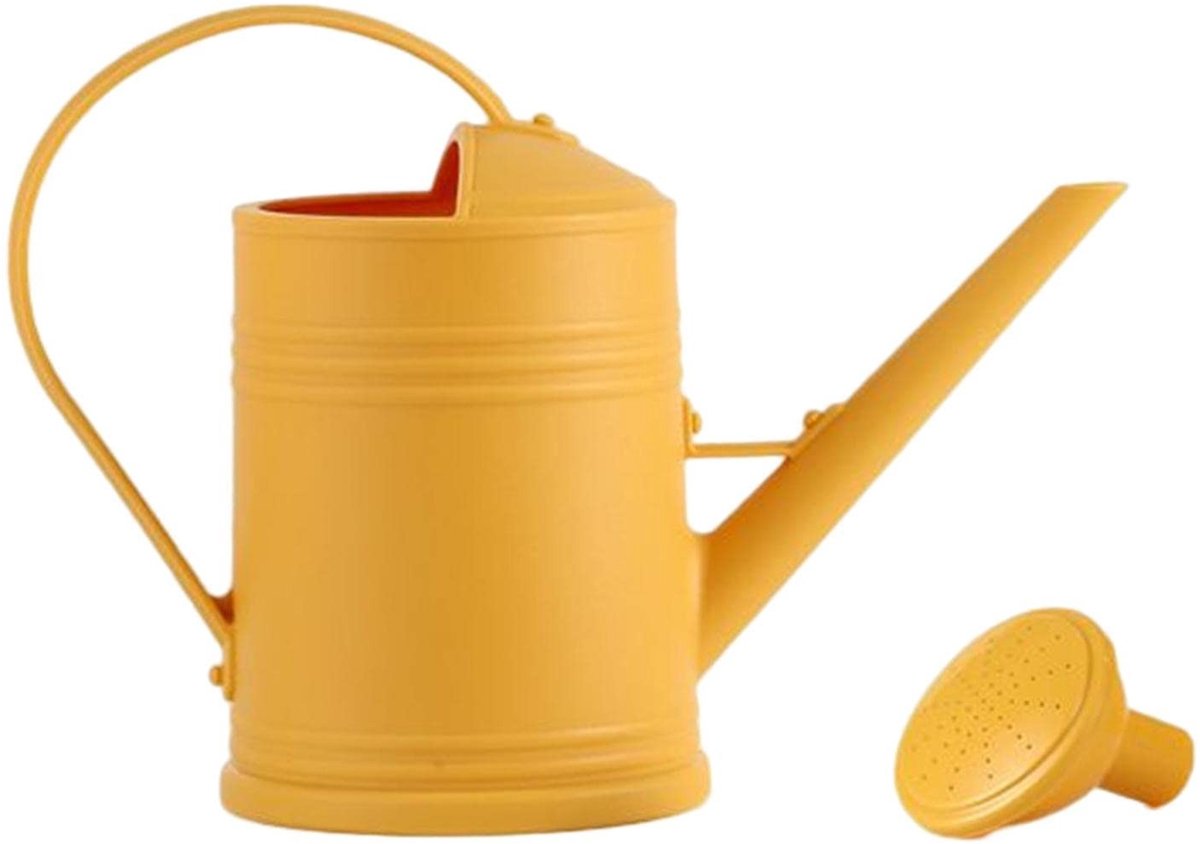 Gieter met Verwijderbare Spraykop - 2 Liter - Geel