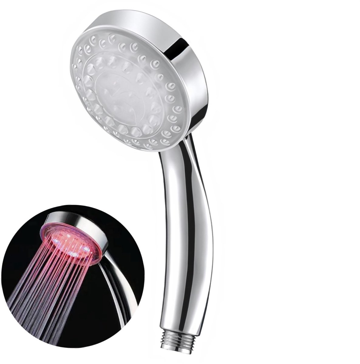 Verlichte LED Douchekop - 7 Kleuren - Waterbesparend