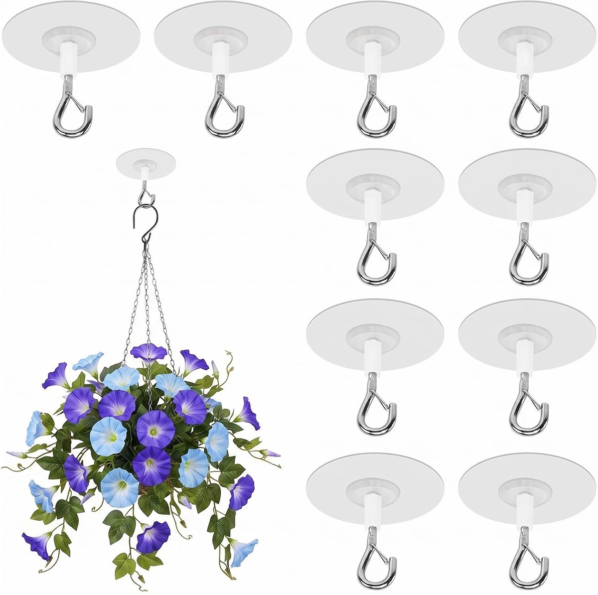 Plakhaken - Extra Sterk en Zelfklevend voor Planten en Decoratie