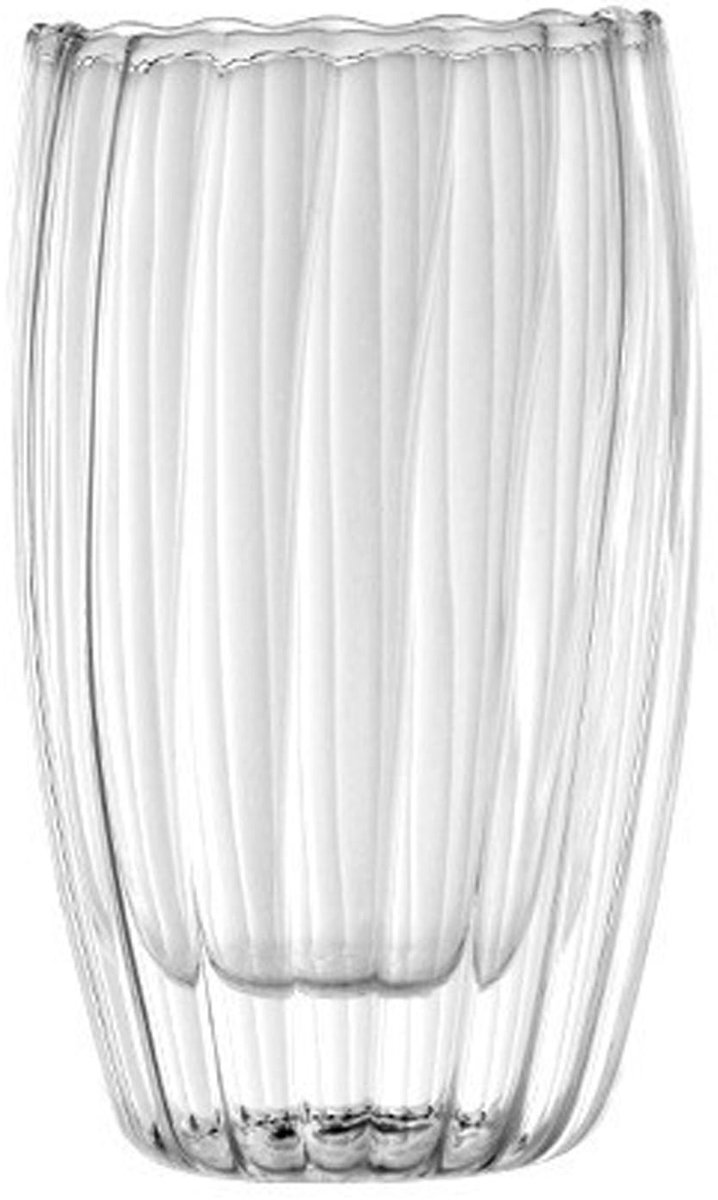 Dubbelwandige Glazen Koffiemokken - Set van 2 - 450ml