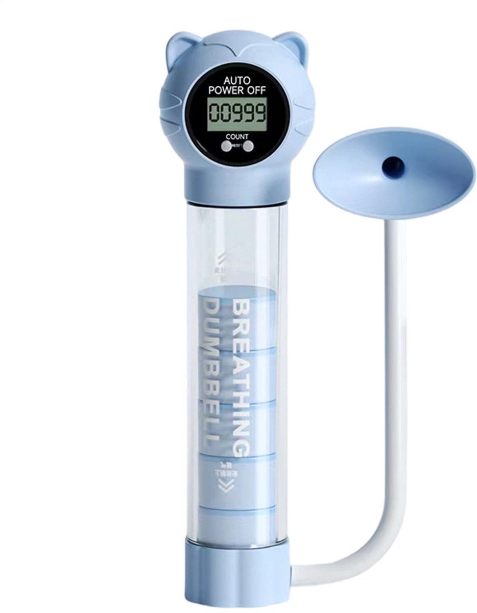 Ademhalingshalter - Verstelbare Dumbbell voor Longcapaciteit Verbeteren