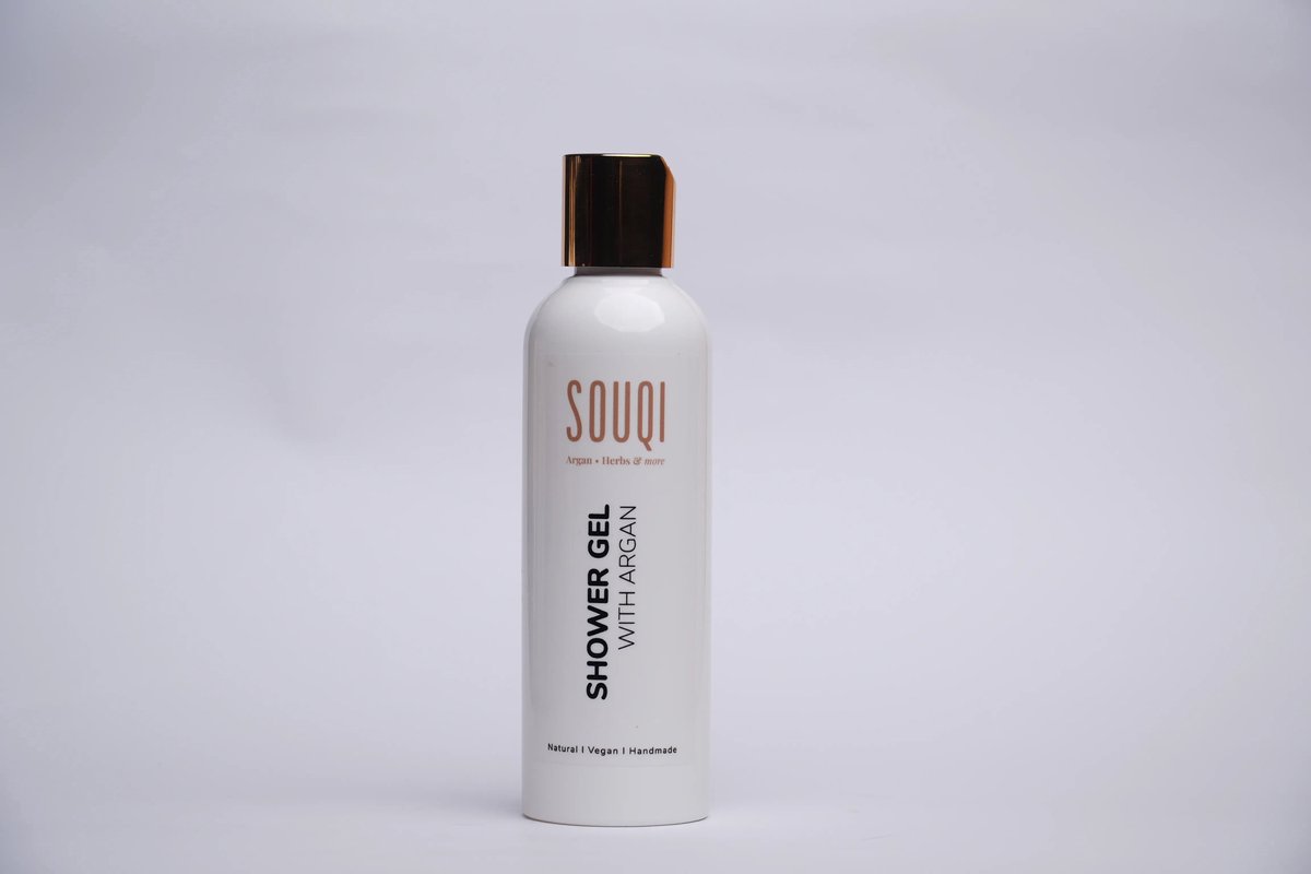 Souqi Argan Douchegel 200ml - Hydraterend voor Droge Huid