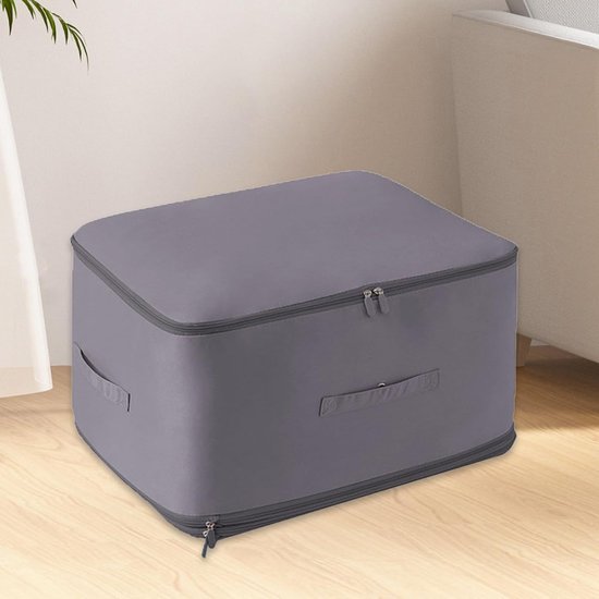Compressie Organizer - Reiskleding Tassen - Opbergen Kast - Waterdicht Ontwerp - 27x22x3 cm - Grijs — afbeelding 4