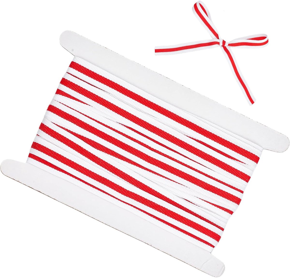 10 yards 0,59 inch rood wit gestreept ripslint dubbelzijdig gestreepte linten om te knutselen met suikerstokmotief decoratieve randen voor cadeaupapier versieringen kerstdecoratie