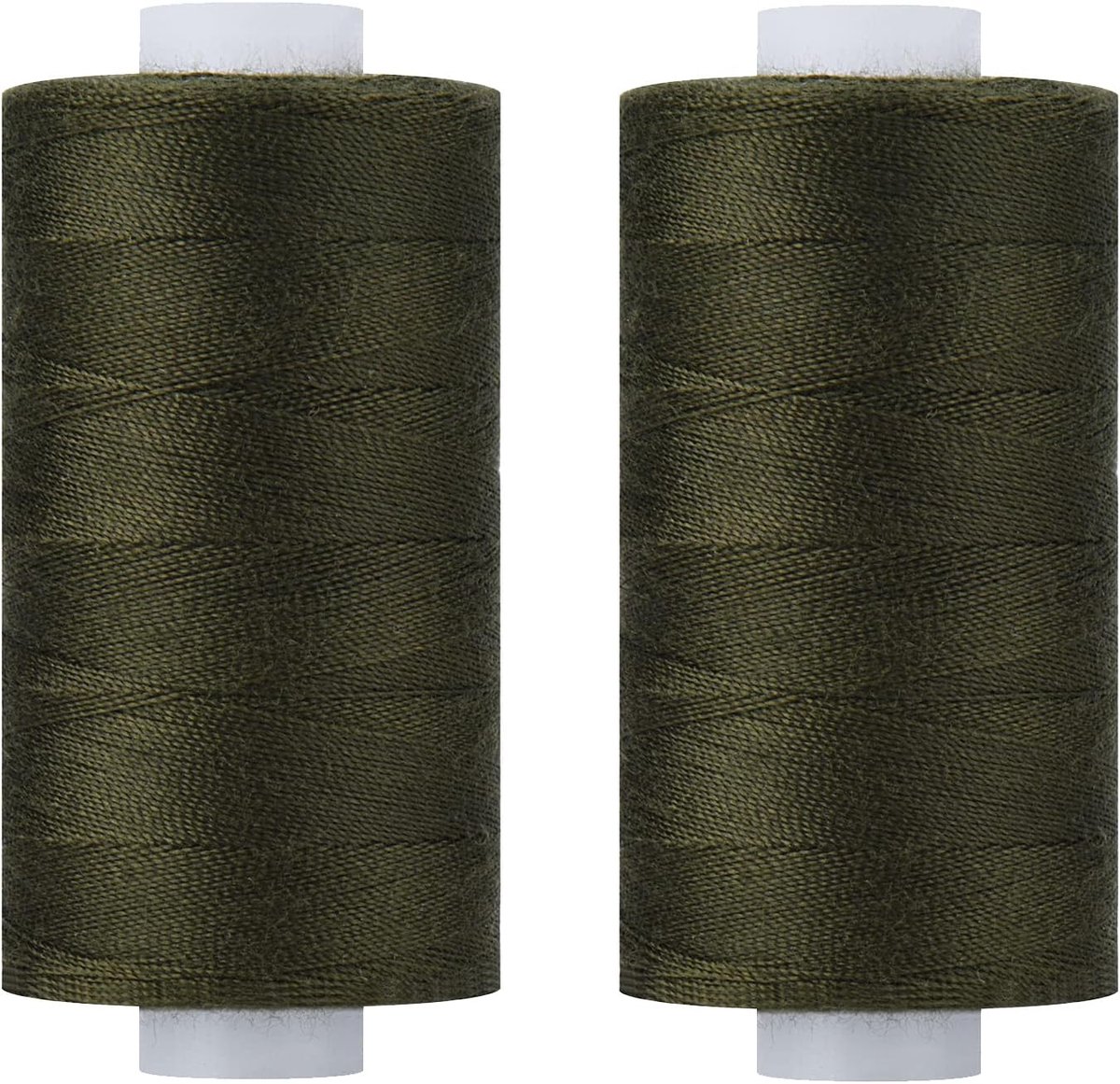 Naaigaren Quiltgaren Betaalbare Alles-in-één Garen 2 Donker Olijf - 100% Polyester, 365 Meter/Spoel
