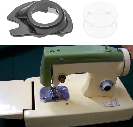 2 sets plastic spoelbehuizing voor naaimachine 421326 421325 Top Loading Bobbin Case Compatibel met Singer 964 974 968 8019 8007 — afbeelding 2