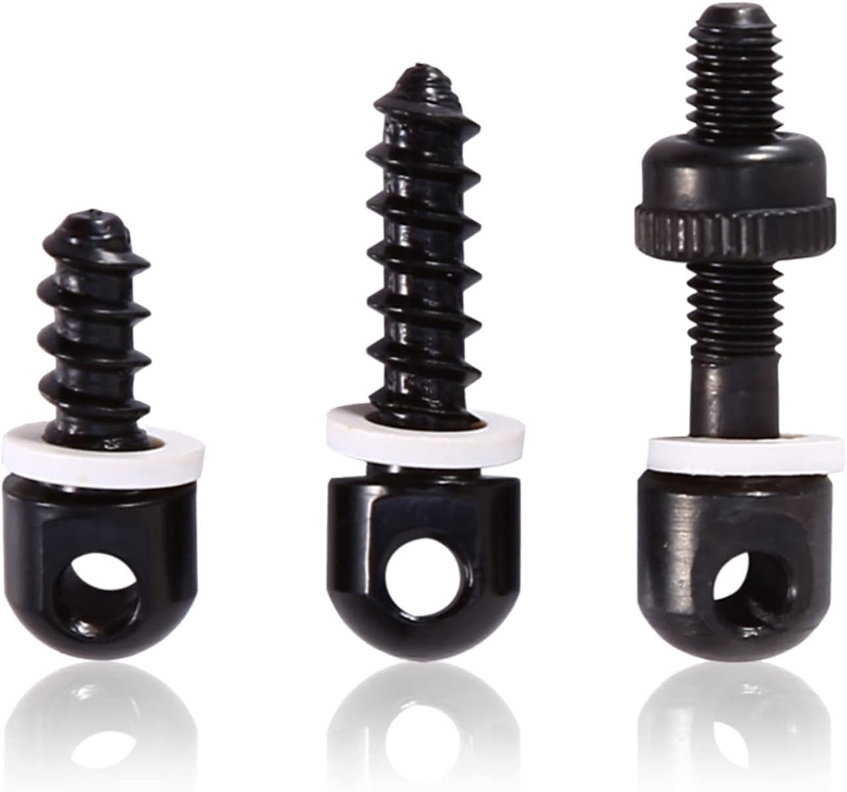 Draaischarnieren, luchtgeweerslingerpennen, 3x snel loskoppelbare scharnieren voor slingerschroeven, adapterpennen, zwenkbasisgereedschap met rubberen beschermers voor snel loskoppelbare