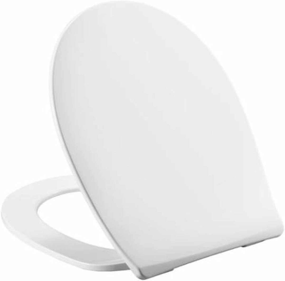 Toiletbril met Deksel - WC Bril Toiletzitting - Badkamer Vernieuwen - Softclose Lift-Off - 362x452 cm - Wit