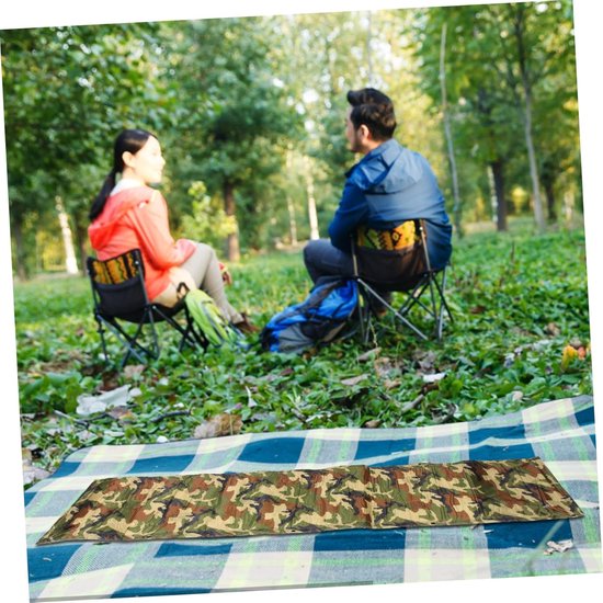 Draagbare Slaapmat - Kampeer Accessoire - Buiten Kamperen - Zelfopblazend - 180x60cm - Legergroen — afbeelding 4
