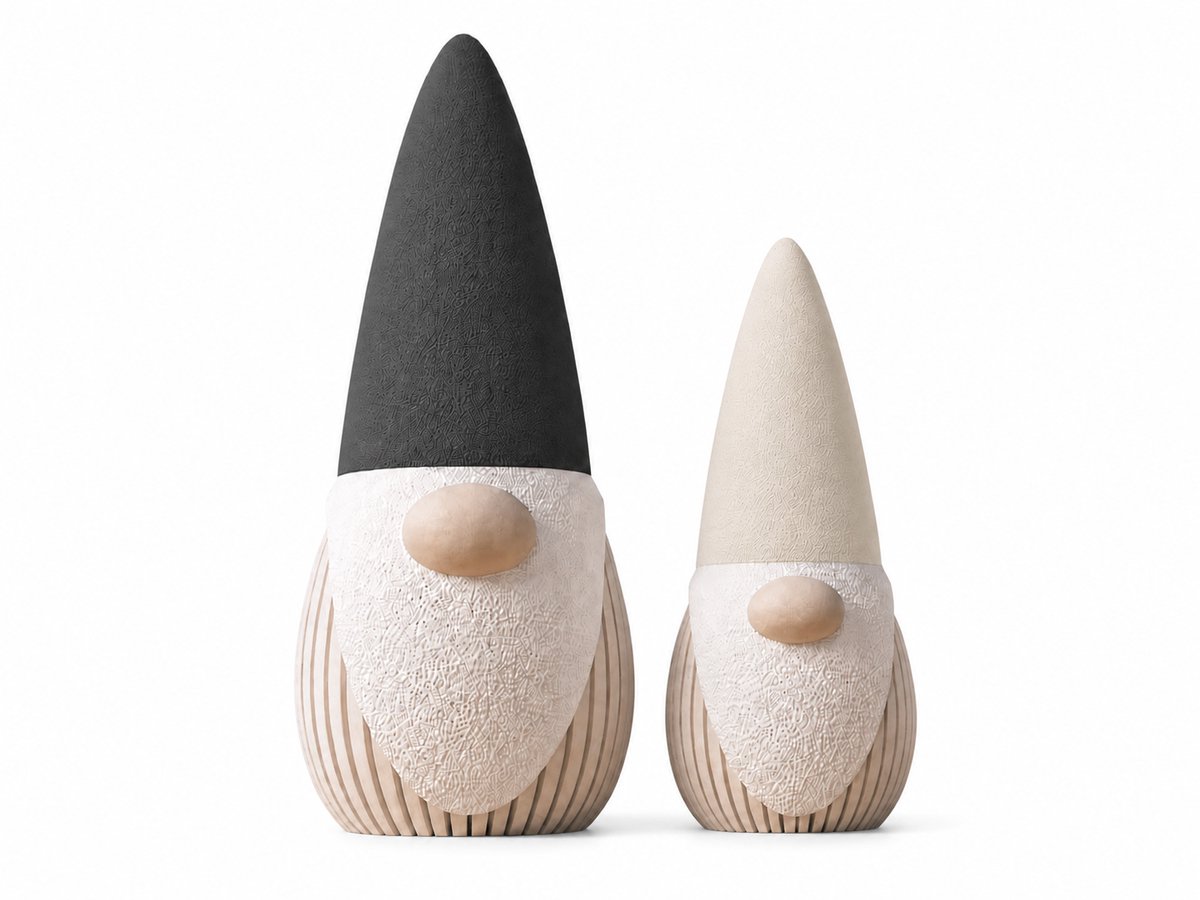 Set van 2 Decoratieve Herfstkabouters