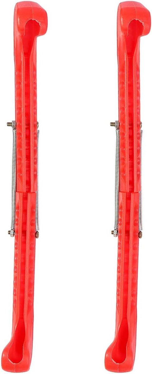 Schaatsbeschermers - Schaats Covers - Schaatsen Beschermen - Verstelbare Veerpasvorm - 31 cm - Rood