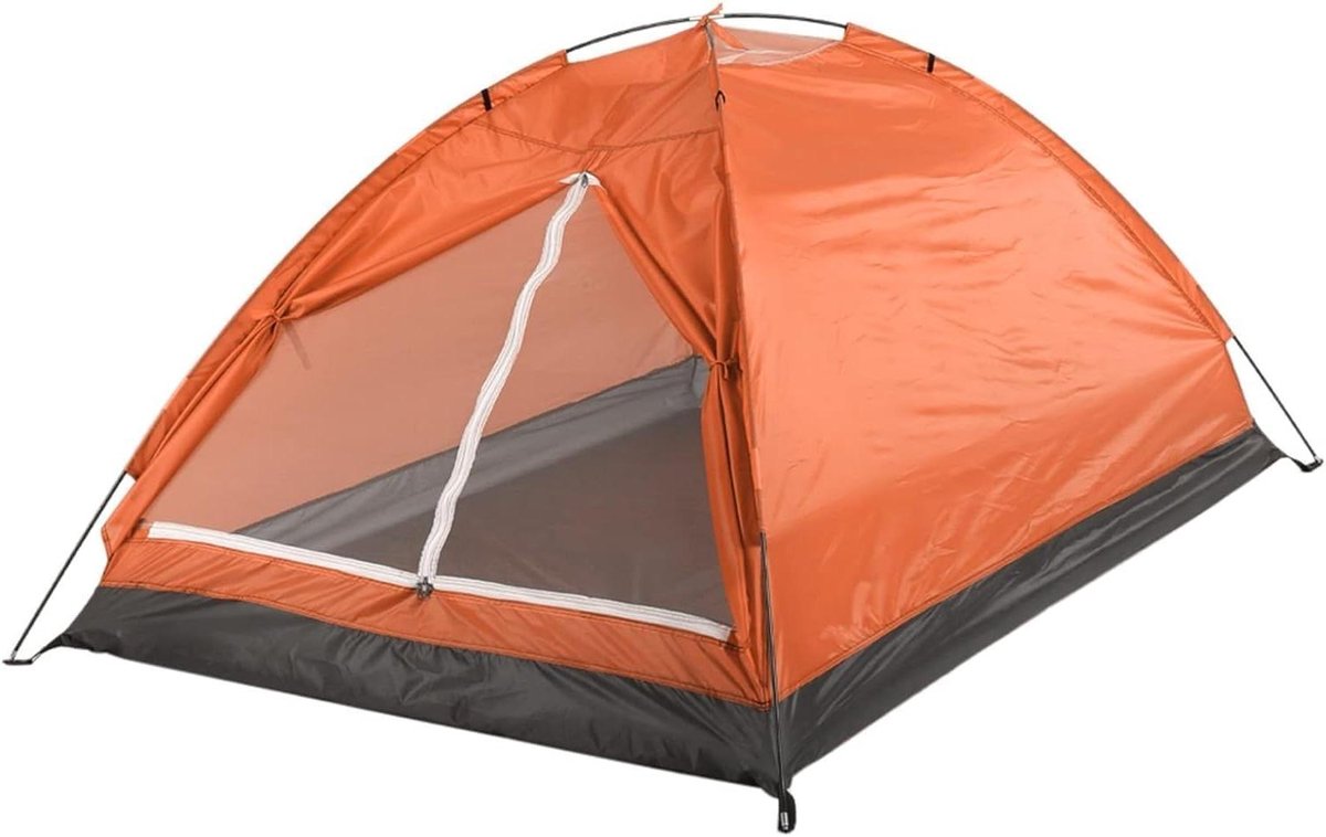 Kampeertent 2 Personen - Reis tent - Buitenactiviteiten - Lichtgewicht ontwerp - Enkele laag - Groen