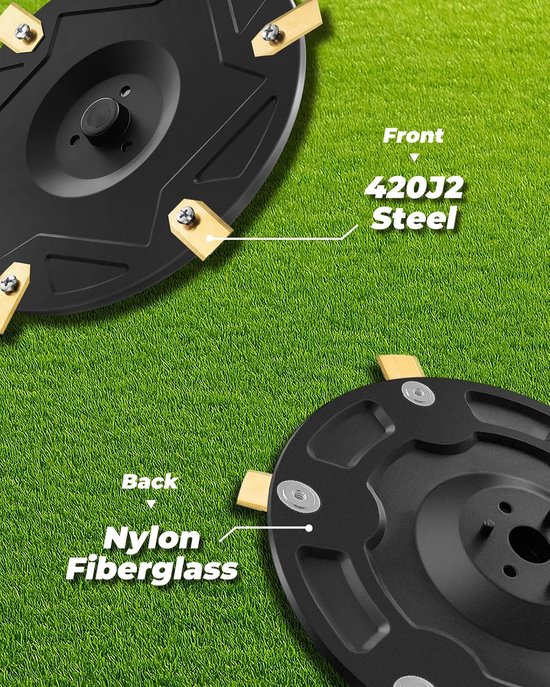 6-piece robotic lawnmower blade disc + 30 blades, compatible with Segway Navimow H500E, H800E, H1500E, H3000E blade disc robotic lawnmower turntable — afbeelding 2