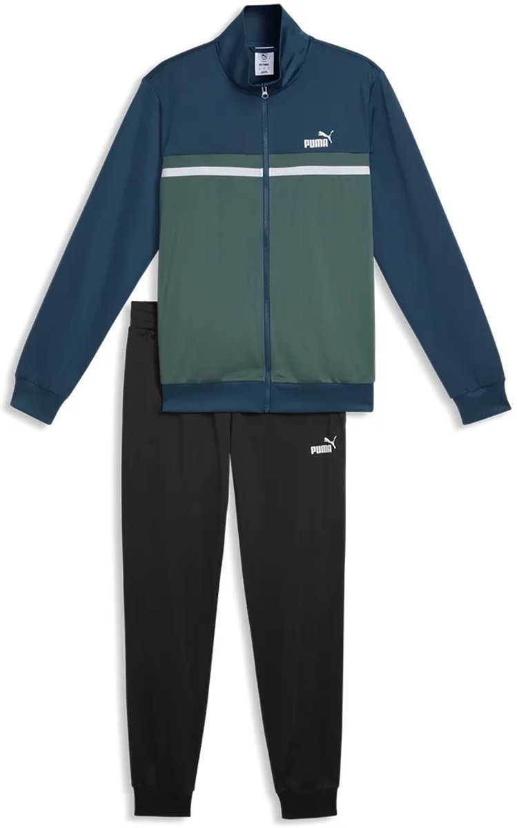 Puma Poly Colorblock Trainingspak S Man Midnight Petrol