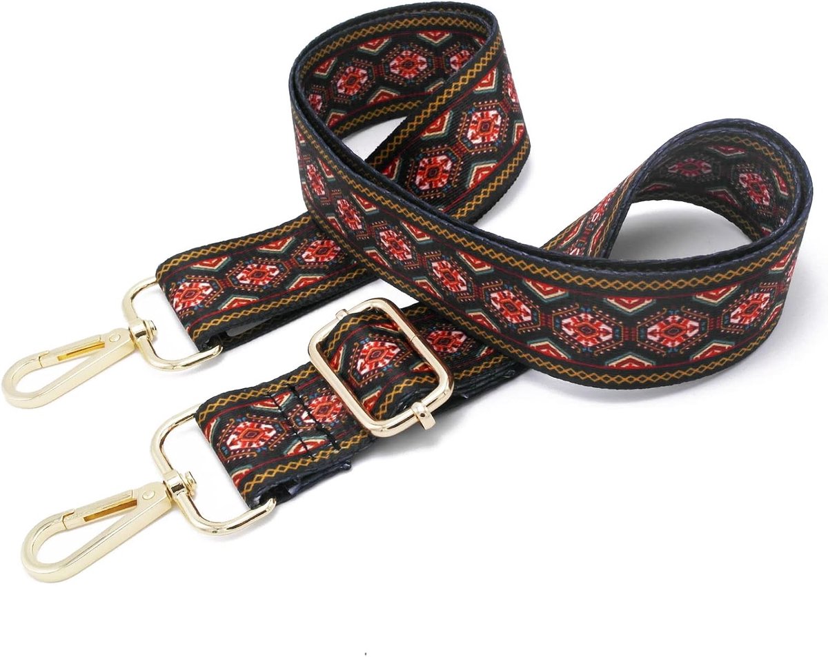 Schouderriem Voor Tassen Verstelbare Brede Schouderriem Tas Riem Voor Dames Meisjes Meerkleurige Handtas Tasriem Verstelbare Vervangende Draagriem 3.8cm 07