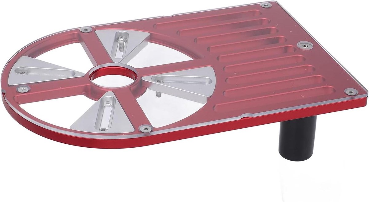 Trimmachine Bodemplaat - Frees Basisplaat - Precisie Werk - Verstelbaar Ontwerp - 65-132 Mm - Aluminium