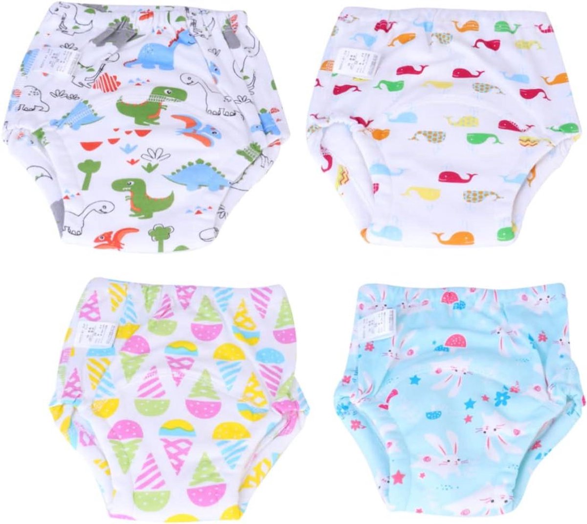 Baby Luier Broekjes - Potty Training Pants - Baby Zindelijk Maken - Herbruikbaar en Wasbaar - Maat M L XL