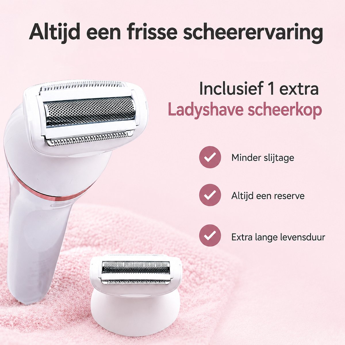 Elura Ladyshave voor Vrouwen 4-in-1 Premium thumbnail 4