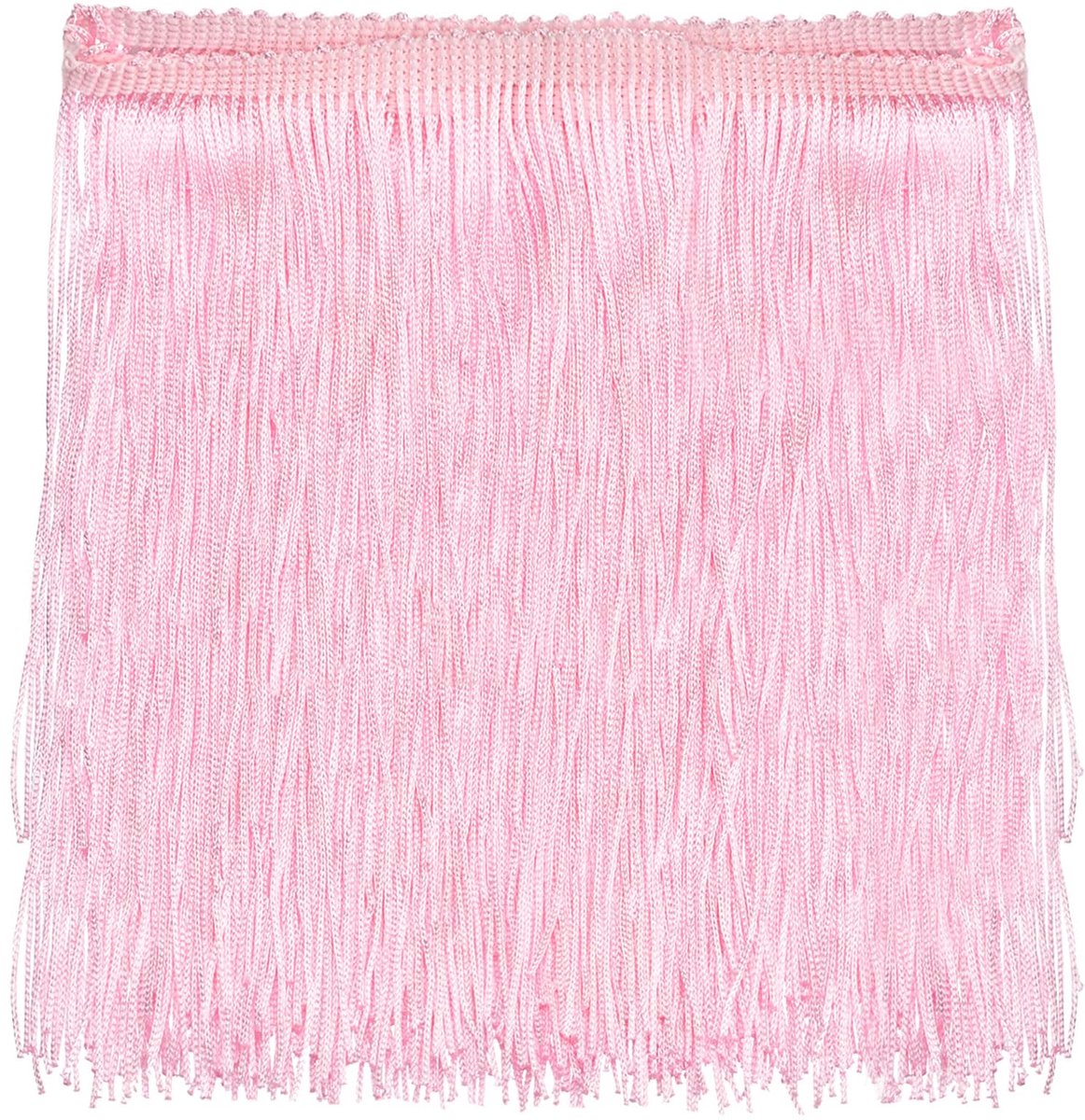 2 yards 20,3 cm franjelint voor naaien, franjes, polyester, lint voor knutselwerk, knutselen, kleding, lampenkapdecoratie, roze