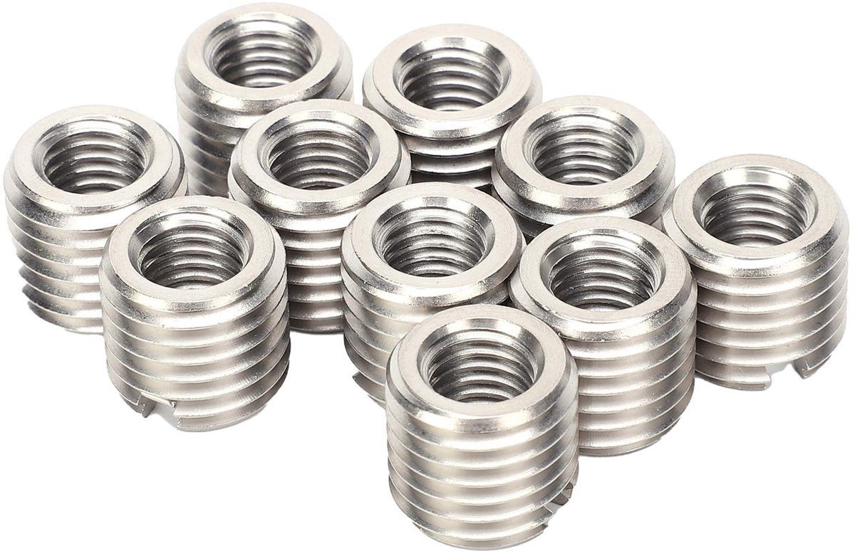 10 Stuks Draad Inserts M10 Binnendraad M16 Buitendraad Rvs Draad Reparatie Tool voor Meubels