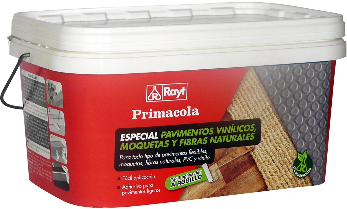SnelShoppen - Speciale Acryllijm voor Flexibele Vloerbedekkingen PVC Tapijten Textiel Vinyl Natuurlijke Vezels Oplosmiddelvrij 5 kg