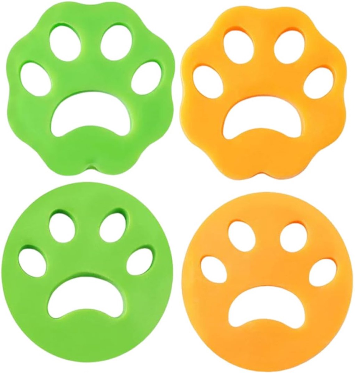 4 stuks haarverwijderaar voor dierenharen, haarvanger, wasmachine, epileerapparaat voor huisdieren, voor wasmachine, beddengoed, kleding