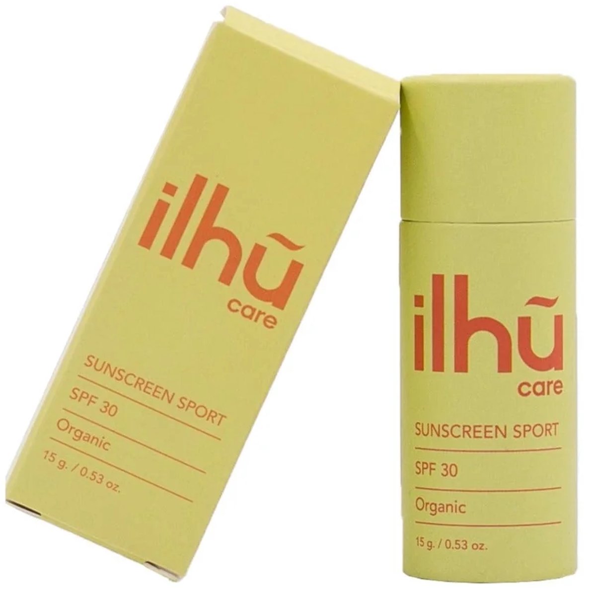 ilhu care - sunscreen sport stick - SPF 30 - Organic