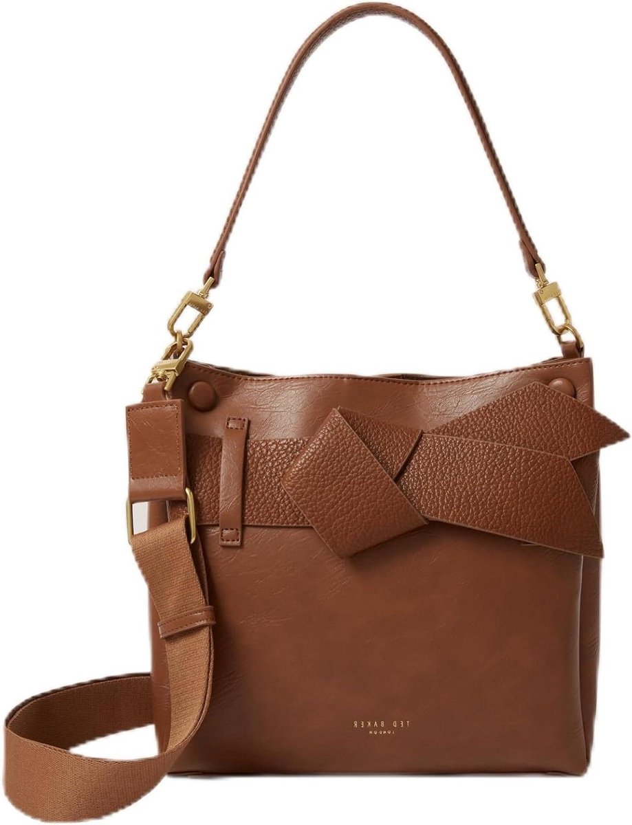Schoudertas - Damentas Handtas - Accessoires Verzamelen - Modieus Design - 40.64 x 38.1 x 12.7 cm - Tan
