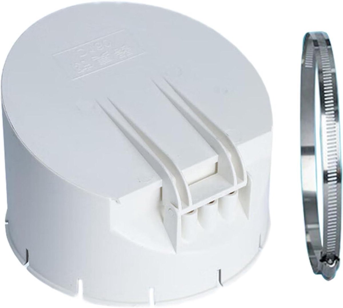 Afvoer Pijp Cap - Vloer Drain - Waterafvoer Buiten - Automatische Sluiting - 160mm - Meerkleurig